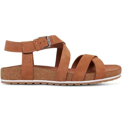 Timberland Women's Malibu Waves Ankle Strap Sandal Saddle, 38 Timberland Women's Malibu Waves Ankle Strap Sandal Saddle, 38