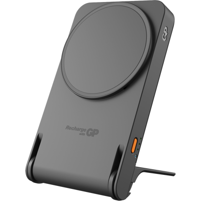 GP Magnetic Safe 2-i-1 Trådløs Powerbank 5000mAh GP Magnetic Safe 2-i-1 Trådløs Powerbank 5000mAh