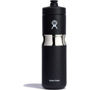 Hydro Flask Wide Insulated Sport Bottle 591 ml Black 0.591 L, BLACK