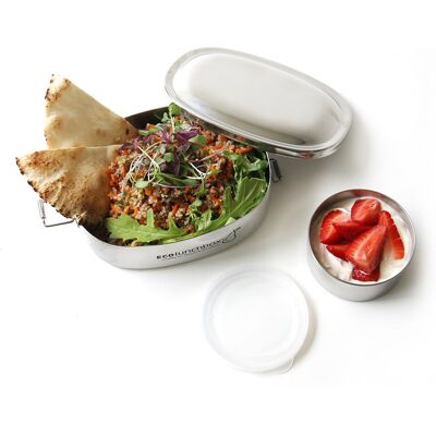ECOlunchbox Oval Steel, One Size ECOlunchbox Oval Steel, One Size