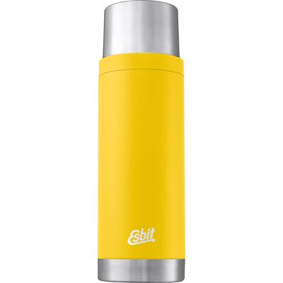 Esbit SCULPTOR Stainless Steel Vacuum Flask 1000 ml Sunshine Yellow, 1 L Esbit SCULPTOR Stainless Steel Vacuum Flask 1000 ml Sunshine Yellow, 1 L