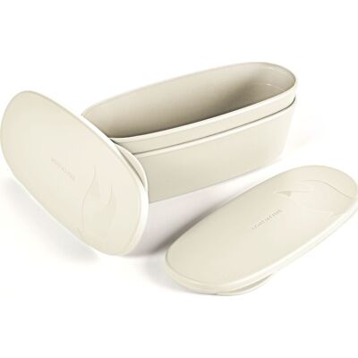 Light My Fire Snapbox Oval 2-Pack Cream, OneSize Light My Fire Snapbox Oval 2-Pack Cream, OneSize