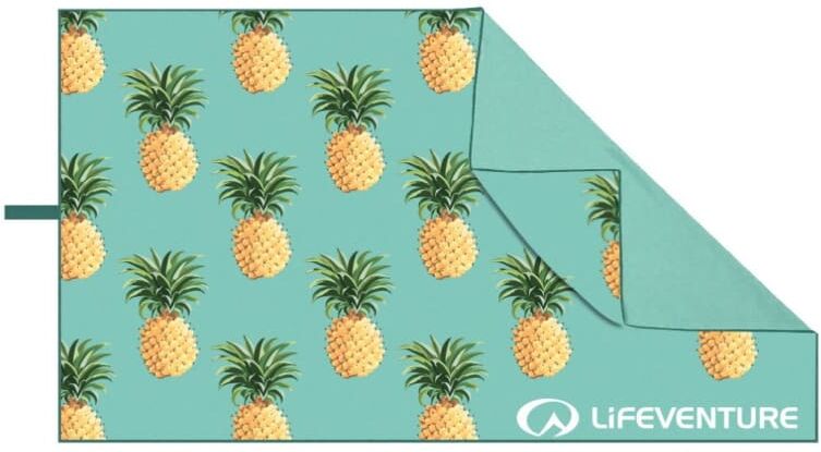 Lifeventure Softfibre Trek Towel Printed Blå Blå OneSize Lifeventure Softfibre Trek Towel Printed Blå Blå OneSize