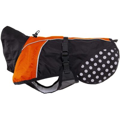 Non-stop Dogwear Beta Pro Raincoat Black/Orange, 24 Non-stop Dogwear Beta Pro Raincoat Black/Orange, 24
