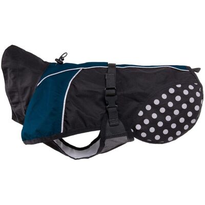Non-stop Dogwear Beta Pro Raincoat Black/Blue, Blue 24 Non-stop Dogwear Beta Pro Raincoat Black/Blue, Blue 24