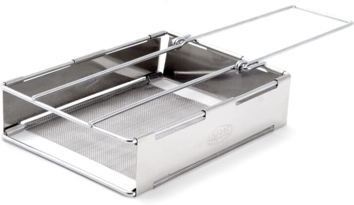 GSI Outdoors Glacier Stainless Toaster Metal Metal OneSize GSI Outdoors Glacier Stainless Toaster Metal Metal OneSize