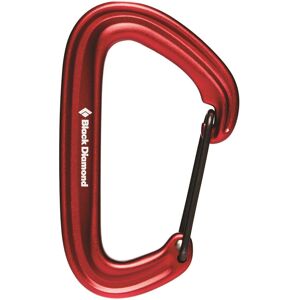 Black Diamond LiteWire Carabiner RED OneSize, RED