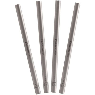 Light My Fire WideStraw Titanium 4-Pack Titanium, OneSize Light My Fire WideStraw Titanium 4-Pack Titanium, OneSize