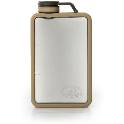 GSI Outdoors Boulder Flask 177ml Sand, OneSize GSI Outdoors Boulder Flask 177ml Sand, OneSize