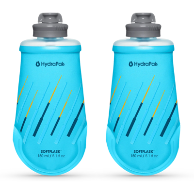 Hydrapak Softflask 150ml - 2- Pack Malibu Blue, One Size Hydrapak Softflask 150ml - 2- Pack Malibu Blue, One Size