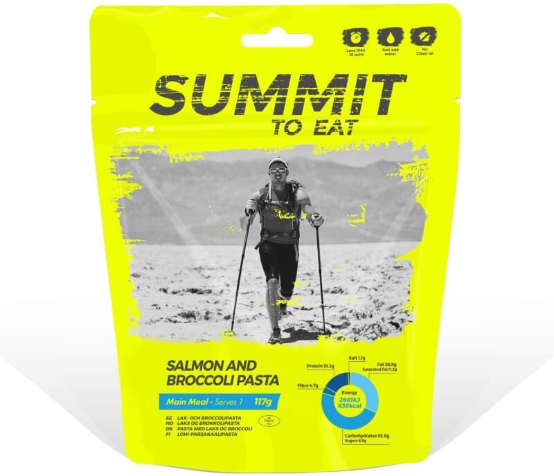 Summit To Eat Dinner Salmon Broccoli Pasta  OneSize Summit To Eat Dinner Salmon Broccoli Pasta  OneSize