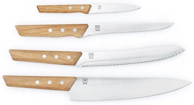 ØYO Triangel Knife Set Beige Beige OneSize