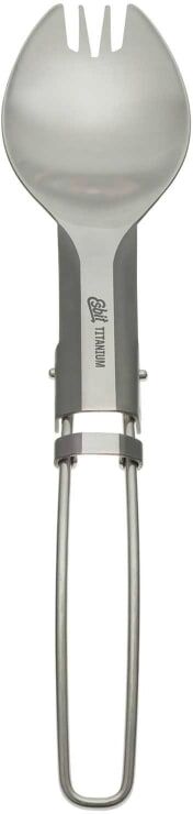 Esbit Foldable Titanium Cutlery Spork Metal Metal OneSize Esbit Foldable Titanium Cutlery Spork Metal Metal OneSize