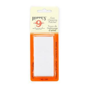 Hoppes Cleaning Patches No.3 Caliber .270 - .35 OneSize, White