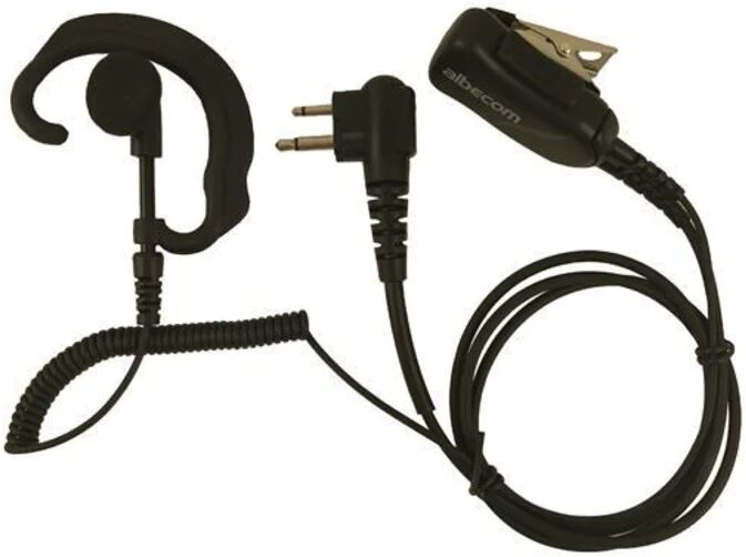 Albecom Mini Headset LGR51-M1 In-Ear Sort Sort OneSize Albecom Mini Headset LGR51-M1 In-Ear Sort Sort OneSize