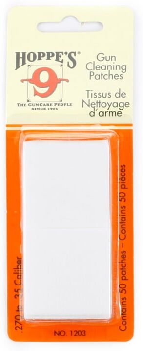 Hoppe´s Cleaning Patches No.3 Caliber .270 - .35 Hvid Hvid OneSize Hoppe´s Cleaning Patches No.3 Caliber .270 - .35 Hvid Hvid OneSize