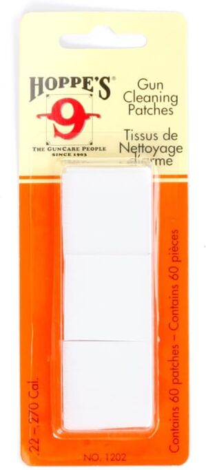 Hoppe´s Cleaning Patches No.2 Caliber .22 - .270 Hvid Hvid OneSize Hoppe´s Cleaning Patches No.2 Caliber .22 - .270 Hvid Hvid OneSize