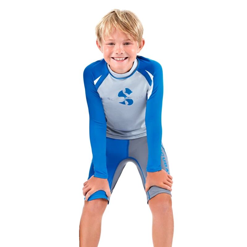 Scubapro Wizard Rebel Rash Guard Boy Blå Blå 104CM Scubapro Wizard Rebel Rash Guard Boy Blå Blå 104CM