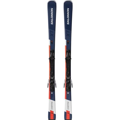 Salomon E S/Max 6 Xt + M10 GripWalk L80 Silver/Legion Blue Met./Fiery Coral, Silver / Legion Blue Met. / Fiery Coral, 175 Salomon E S/Max 6 Xt + M10 GripWalk L80 Silver/Legion Blue Met./Fiery Coral, Silver / Legion Blue Met. / Fiery Coral, 175