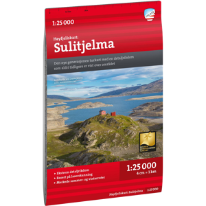 Calazo förlag Høyfjellskart Sulitjelma 1:25 000 Onecolour OneSize, NoColour