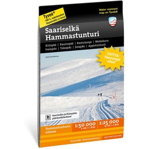 Calazo förlag Saariselkä Hammastunturi 1:25.000/1:50.000 NoColour OneSize, NoColour