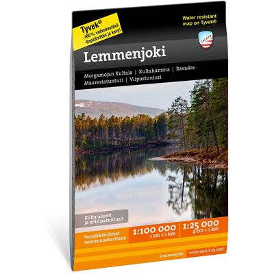 Calazo förlag Lemmenjoki 1:25.000/1:100.000 NoColour, OneSize Calazo förlag Lemmenjoki 1:25.000/1:100.000 NoColour, OneSize
