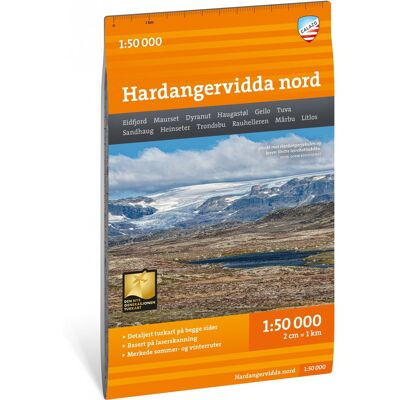Calazo förlag Turkart Hardangervidda nord 1:50 000 NoColour, OneSize Calazo förlag Turkart Hardangervidda nord 1:50 000 NoColour, OneSize