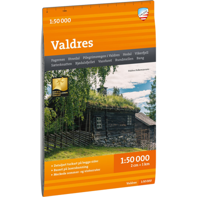 Calazo förlag Valdres 1:50 000 Hiking map, 1:50 000 Calazo förlag Valdres 1:50 000 Hiking map, 1:50 000