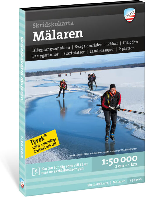 Calazo förlag Skridskokarta Mälaren 1:50.000  OneSize Calazo förlag Skridskokarta Mälaren 1:50.000  OneSize