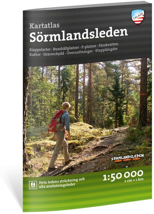 Calazo förlag Friluftsatlas Sörmlandsleden 1:50.000 2a uppl  OneSize Calazo förlag Friluftsatlas Sörmlandsleden 1:50.000 2a uppl  OneSize