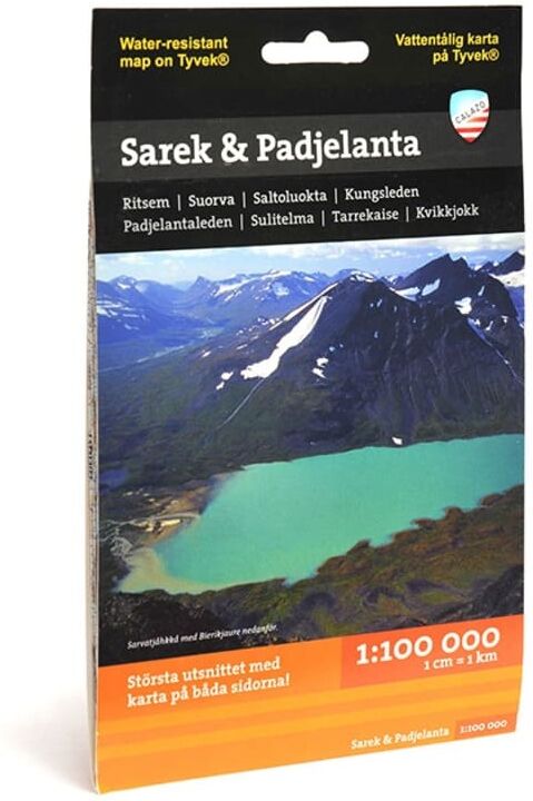 Calazo förlag Sarek & Padjelanta 1:100.000  OneSize Calazo förlag Sarek & Padjelanta 1:100.000  OneSize