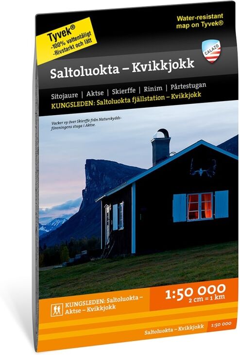 Calazo förlag Saltoluokta – Kvikkjokk 1:50 000  OneSize Calazo förlag Saltoluokta – Kvikkjokk 1:50 000  OneSize