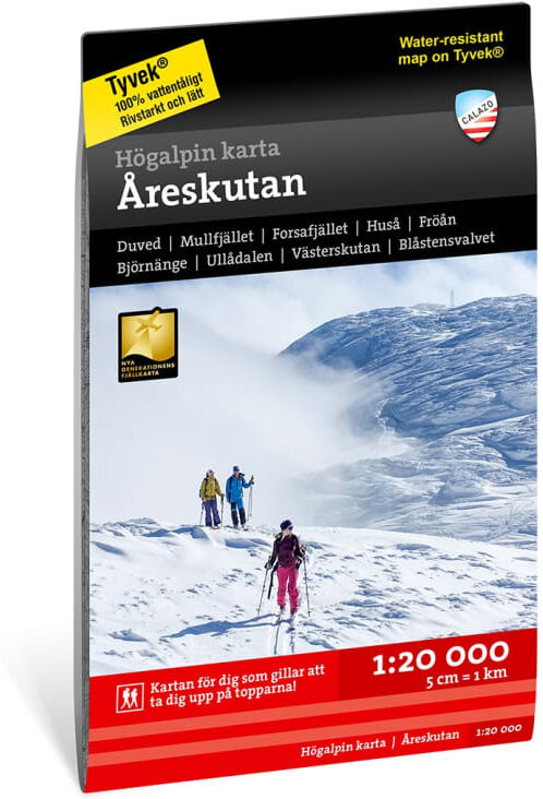 Calazo förlag Högalpin karta Åreskutan 1:20 000  OneSize Calazo förlag Högalpin karta Åreskutan 1:20 000  OneSize