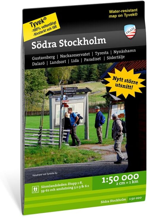 Calazo förlag Södra Stockholm 1:50 000  OneSize Calazo förlag Södra Stockholm 1:50 000  OneSize