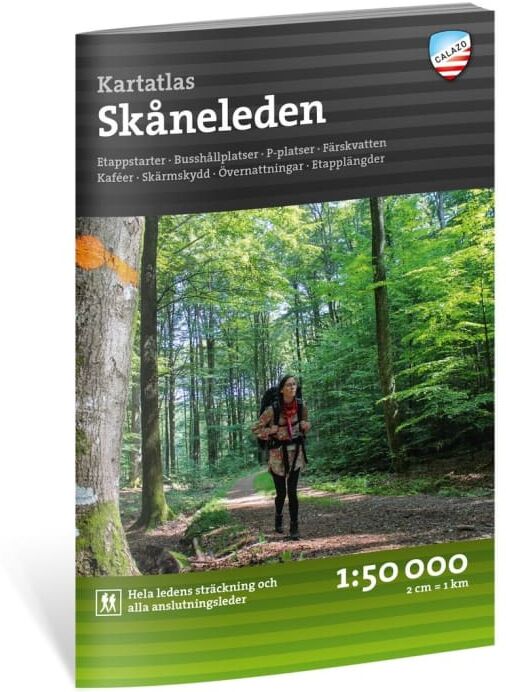Calazo förlag Kartatlas Skåneleden  OneSize Calazo förlag Kartatlas Skåneleden  OneSize