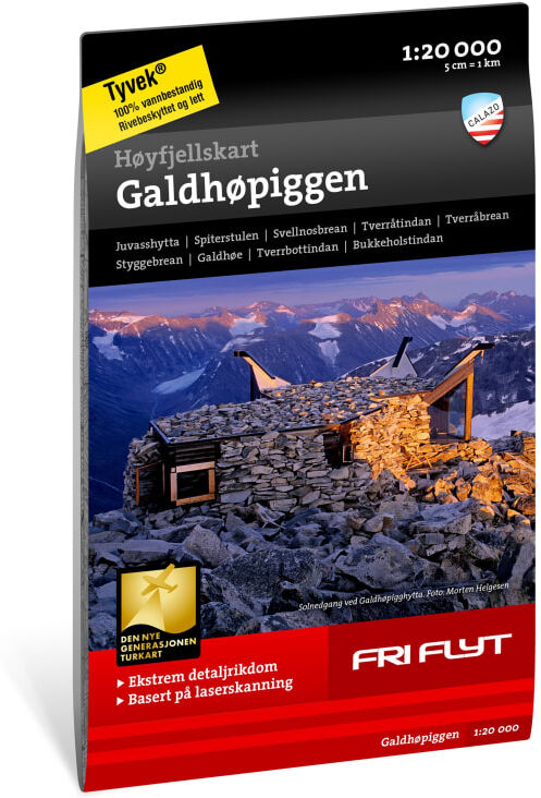 Calazo förlag Høyfjellskart Galdhøpiggen  OneSize Calazo förlag Høyfjellskart Galdhøpiggen  OneSize