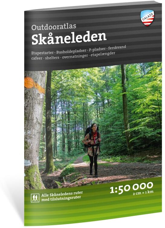 Calazo förlag Outdooratlas Skåneleden (Danska)  OneSize Calazo förlag Outdooratlas Skåneleden (Danska)  OneSize