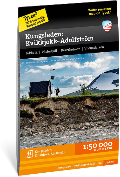 Calazo förlag Kungsleden 4: Kvikkjokk - Adolfström  OneSize Calazo förlag Kungsleden 4: Kvikkjokk - Adolfström  OneSize