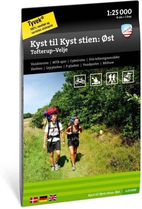 Calazo förlag Kyst Till Kyst Stien Øst  OneSize Calazo förlag Kyst Till Kyst Stien Øst  OneSize