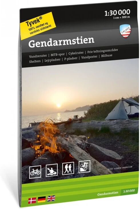 Calazo förlag Gendarmstien 1:30.000 Sort Sort OneSize Calazo förlag Gendarmstien 1:30.000 Sort Sort OneSize