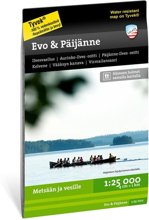Calazo förlag Evo & Päijänne 1:25.000 Sort Sort OneSize Calazo förlag Evo & Päijänne 1:25.000 Sort Sort OneSize
