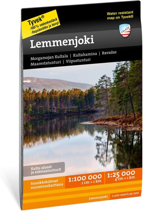Calazo förlag Lemmenjoki 1:25.000/1:100.000 Sort Sort OneSize Calazo förlag Lemmenjoki 1:25.000/1:100.000 Sort Sort OneSize