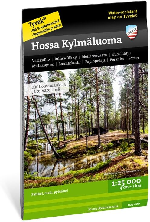 Calazo förlag Hossa Kylmäluoma 1:25.000 Sort Sort OneSize Calazo förlag Hossa Kylmäluoma 1:25.000 Sort Sort OneSize
