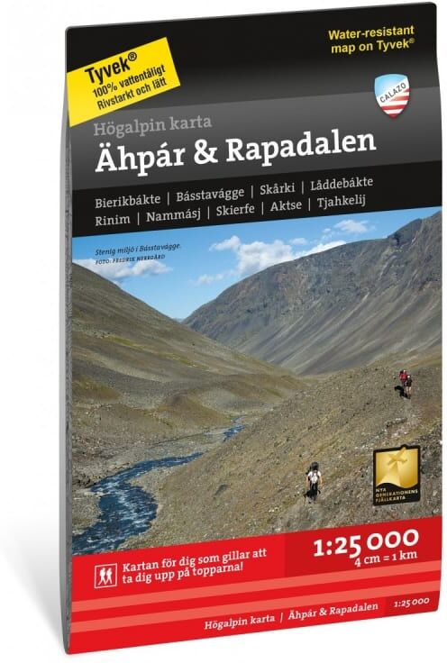 Calazo förlag Högalpin karta Ähpar & Rapadalen 1:25.000 Sort Sort OneSize Calazo förlag Högalpin karta Ähpar & Rapadalen 1:25.000 Sort Sort OneSize