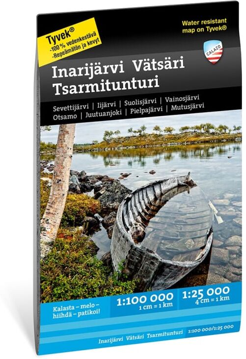 Calazo förlag Inarijärvi Vätsäri Tsarmitunturi 1:25.000/1:100.00 Sort Sort OneSize Calazo förlag Inarijärvi Vätsäri Tsarmitunturi 1:25.000/1:100.00 Sort Sort OneSize
