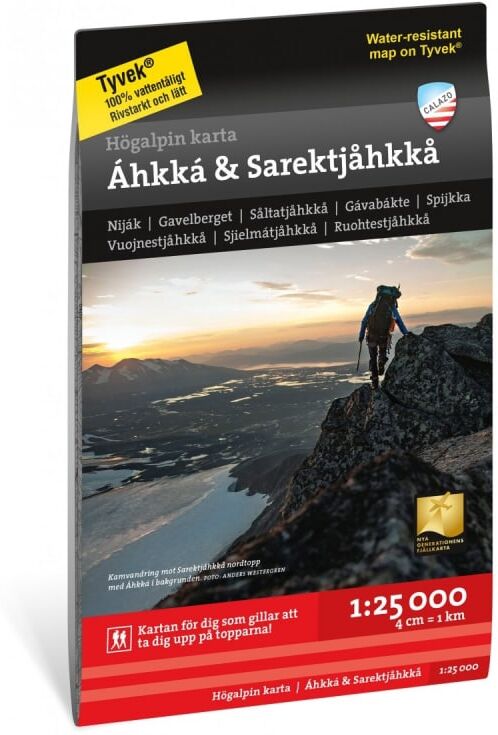 Calazo förlag Högalpin karta Áhkká & Sarektjåkkå 1:25.000 Sort Sort OneSize Calazo förlag Högalpin karta Áhkká & Sarektjåkkå 1:25.000 Sort Sort OneSize