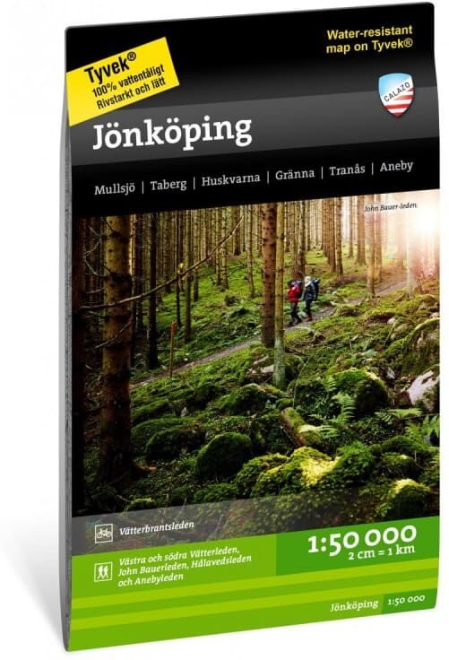 Calazo förlag Jönköping 1:50.000 Sort Sort OneSize Calazo förlag Jönköping 1:50.000 Sort Sort OneSize