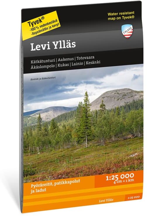 Calazo förlag Levi Ylläs 1:25.000 Sort Sort OneSize Calazo förlag Levi Ylläs 1:25.000 Sort Sort OneSize
