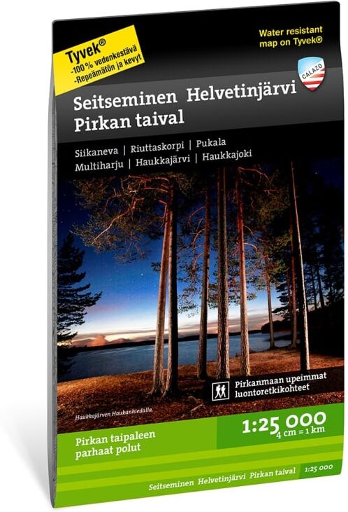 Calazo förlag Seitseminen Helvetinjärvi Pirkan taival 1:25.000 Sort Sort OneSize Calazo förlag Seitseminen Helvetinjärvi Pirkan taival 1:25.000 Sort Sort OneSize