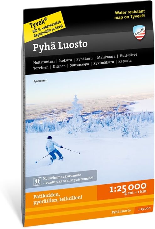 Calazo förlag Pyhä Luosto 1:25.000 Sort Sort OneSize Calazo förlag Pyhä Luosto 1:25.000 Sort Sort OneSize